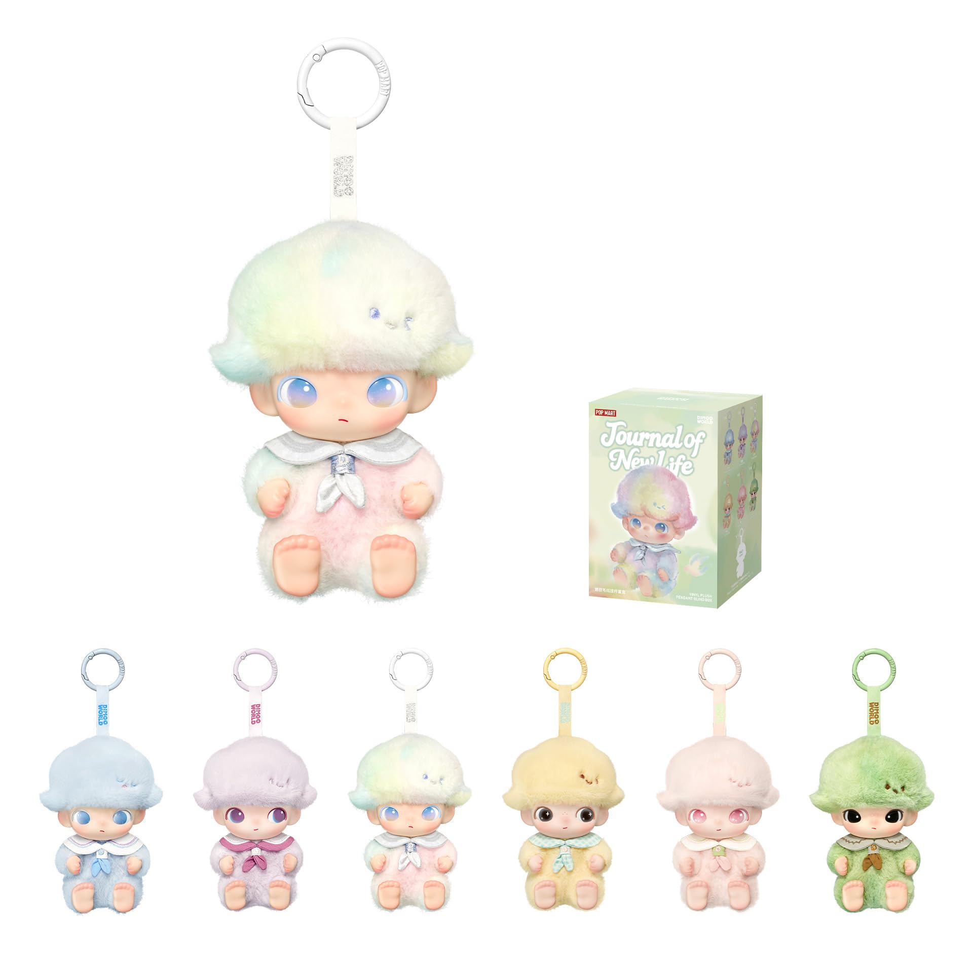 Amazon.com: POP MART DIMOO Journal of New Life Series-Vinyl Plush